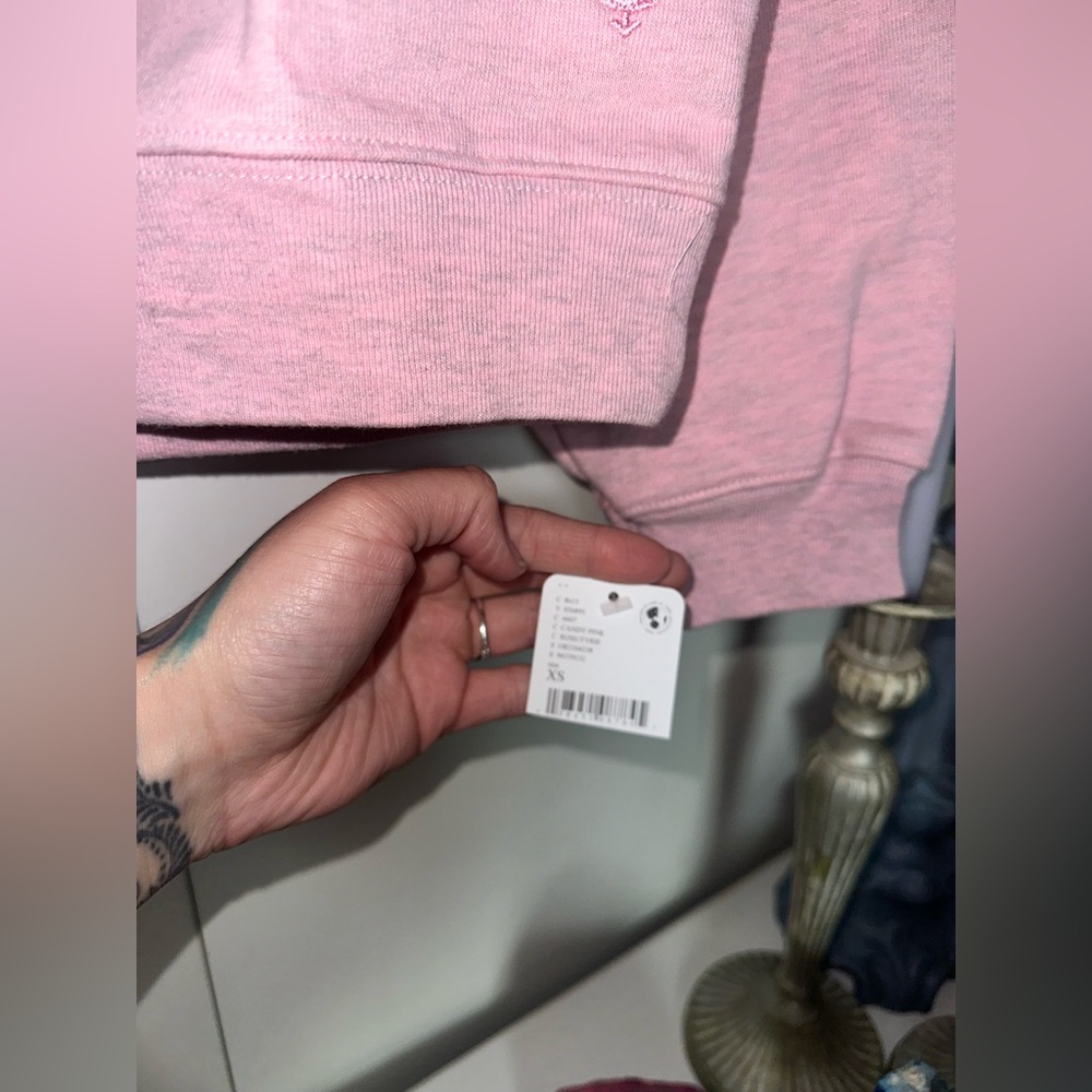 NWT Free People Movement For The Win Pullover In Candy Pink Heather - Picture 6 of 10